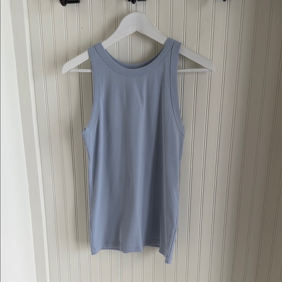Tilley High Neck Rib Tank BLUE - Picture 2 of 6